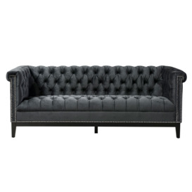 Bergmann Three Seat Sofa  – Black
