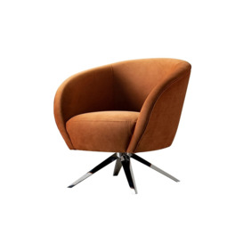 Brodie Swivel Chair - Orange
