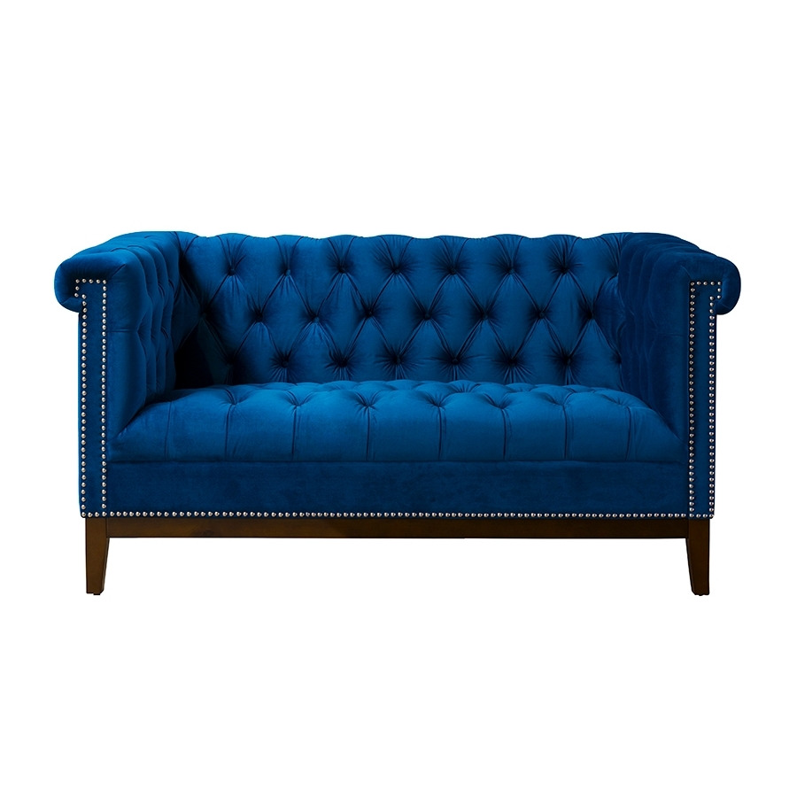 Bergmann Two Seat Sofa - Navy Blue