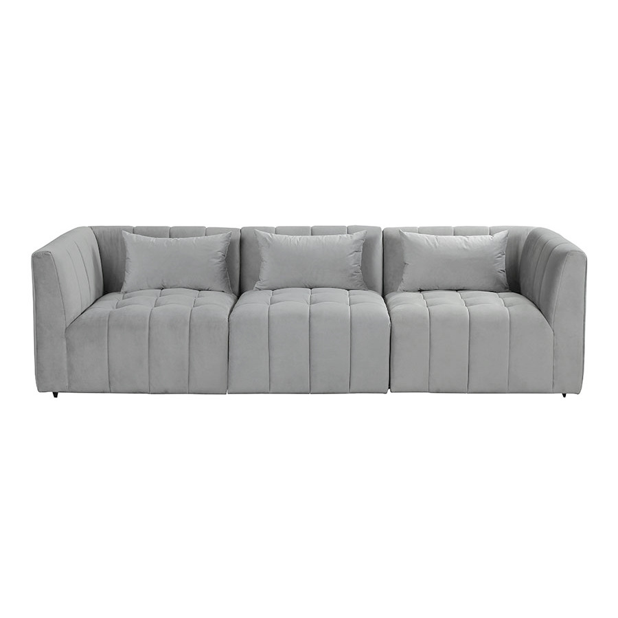 Essen Three Seat Sofa – Dove Grey