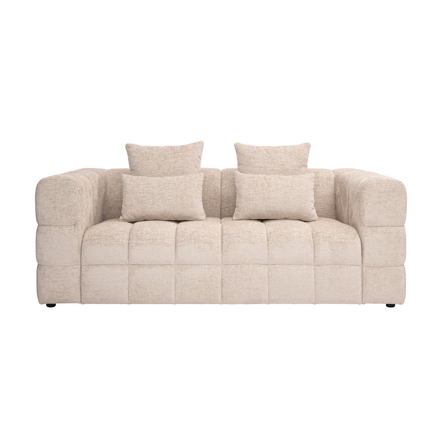 Berlin Three Seat Sofa – Light Taupe Chenille by My-Furniture