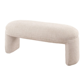 Bolo Bench Ivory Chenille