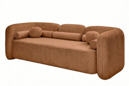 Munich Three Seat Sofa - Terracotta - thumbnail 9