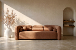 Munich Three Seat Sofa - Terracotta - thumbnail 2