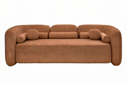 Munich Three Seat Sofa - Terracotta - thumbnail 1