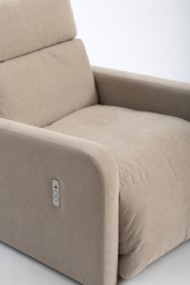 "Lennox Electric Recliner Armchair - Taupe " - thumbnail 8