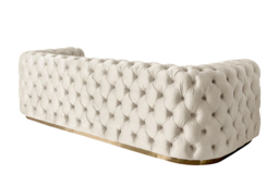 Frankfurt Three Seat Sofa - Chalk - thumbnail 4
