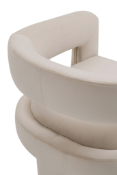 Santini Dining Chair – Taupe - thumbnail 6