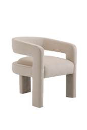 Santini Dining Chair – Taupe - thumbnail 1