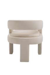 Santini Dining Chair – Taupe - thumbnail 3