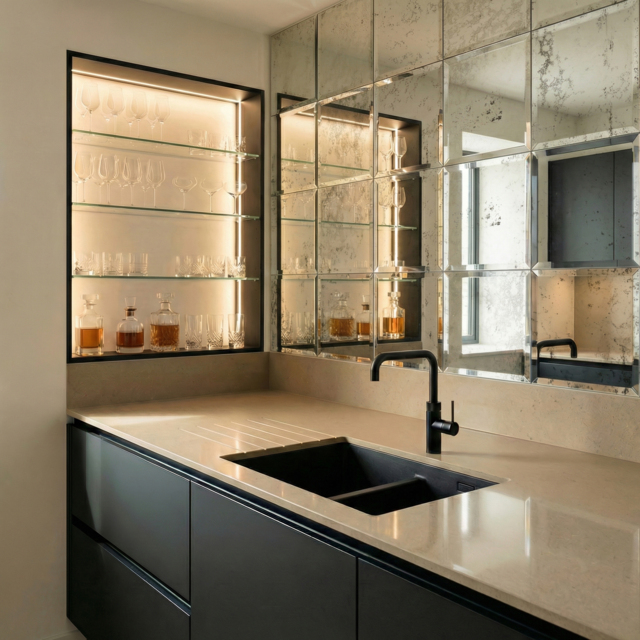 Mirrored Vintage Effect Square Wall Tiles Pack - image 1