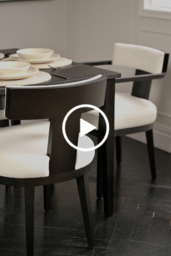 "Vista Dining Chair - Ivory " - thumbnail 4
