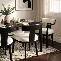 "Vista Dining Chair - Ivory " - thumbnail 2
