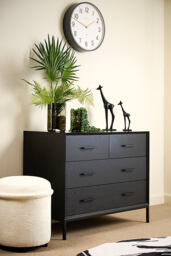 Duo Black Chest of Drawers - thumbnail 8