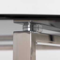 Chevron Silver Dining Table - thumbnail 3