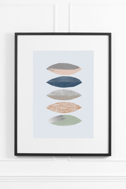 Silver Ash No.2 Wall Art - Black Frame - image 1