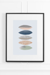 Silver Ash No.2 Wall Art - Black Frame
