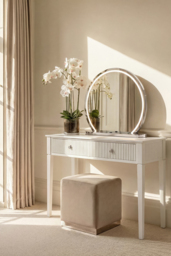 "Elara Silver Dressing Mirror " - thumbnail 1