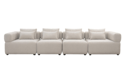 "Beck Four Seat Sofa – Parchment "