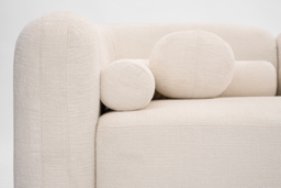 "Munich Three Seat Sofa – Ivory Chenille " - thumbnail 6