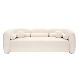 "Munich Three Seat Sofa – Ivory Chenille " - thumbnail 7