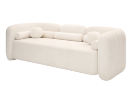 "Munich Three Seat Sofa – Ivory Chenille " - thumbnail 3