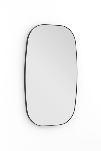 "Emmerson Wall Mirror - Matt Black " - image 1
