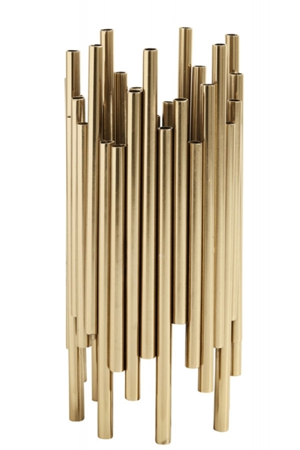 "Brass Pipe Candle Holder - gft " - image 1