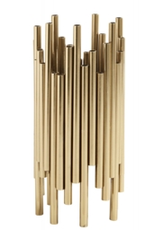 "Brass Pipe Candle Holder - gft  " - thumbnail 1