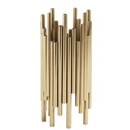 "Brass Pipe Candle Holder - gft  " - thumbnail 3