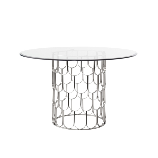 Pino 4-5 Silver Dining Table - image 1