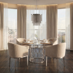 Pino 4-5 Silver Dining Table - thumbnail 2