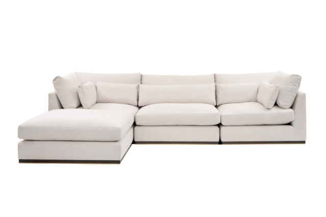 Burbank Four Seat Sofa With Footstool - image 1