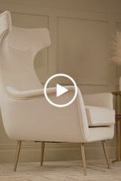 Lulu ArmChair – Chalk - thumbnail 2