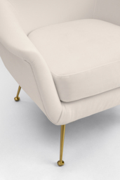 Lulu ArmChair – Chalk - thumbnail 7