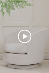 Melville Swivel Chair - Light Taupe - thumbnail 5