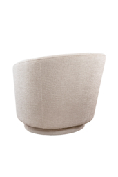 Melville Swivel Chair - Light Taupe - thumbnail 3