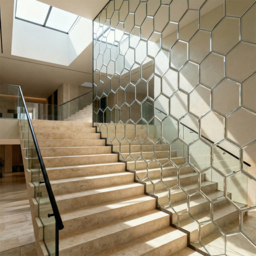 Mirrored Hexagonal Wall Tiles Pack - thumbnail 2