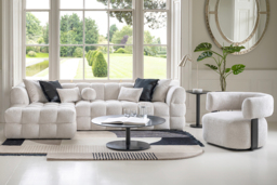 Berlin Left Hand Corner Sofa – Light Taupe Chenille - thumbnail 2