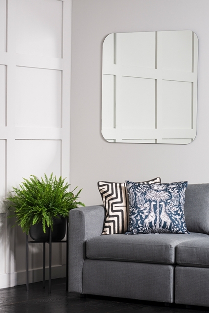 Silhouette Square Wall Mirror