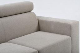 "Heather Left Hand Corner Sofa - Taupe " - thumbnail 7