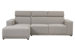 "Heather Left Hand Corner Sofa - Taupe " - thumbnail 2