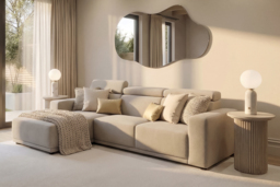 "Heather Left Hand Corner Sofa - Taupe " - thumbnail 3