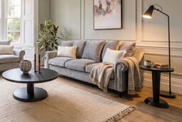 Portman Three Seat Sofa - Dove Grey - thumbnail 2