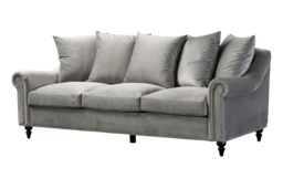 Portman Three Seat Sofa - Dove Grey - thumbnail 4