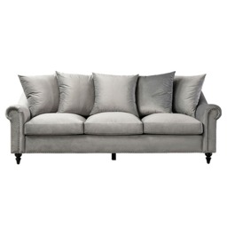 Portman Three Seat Sofa - Dove Grey - thumbnail 9