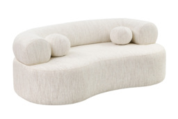 "Rolls Two Seat Sofa Natural Linen " - thumbnail 4