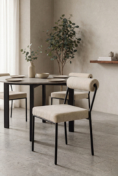 Set of 2 Nosta Dining Chairs – Sable - thumbnail 2