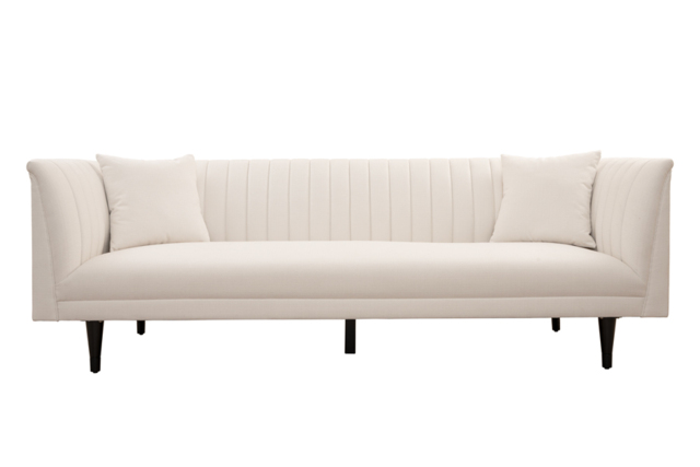 Baxter Three Seat Sofa – Ivory - image 1