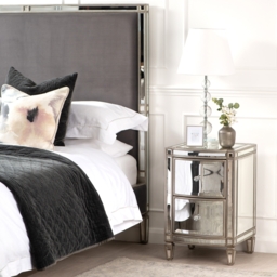 "Antoinette Mirrored Bedside Table  " - thumbnail 2